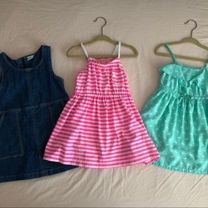 Lot of three 2T dresses